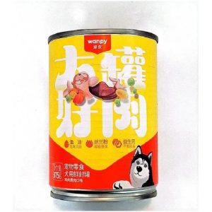 کنسرو سگ ونپی با طعم مرغ و گوزن 375 گرم